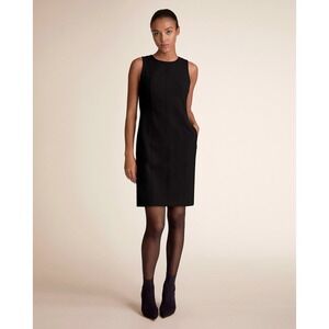 MM.LaFleur Carolina Flex Sheath Dress‎ Black Sleeveless Pockets Size 2